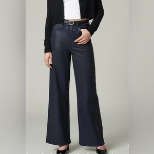 Joe's Jeans Mia coated wide-leg jean